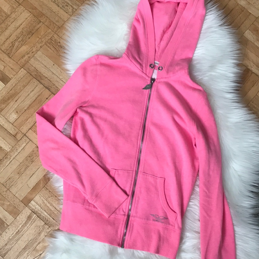 Victoria’s Secret Hot Pink Hoodie Jacket